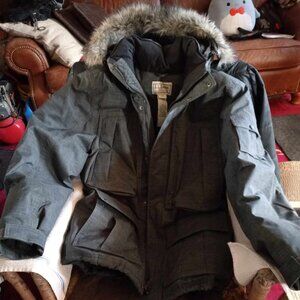 LL Bean Baxter State Parka, Down Parka, Mens Regular